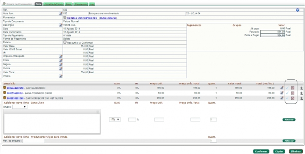 Associação automática dos produtos do XML de fornecedor na versão 4.4 do APLWeb