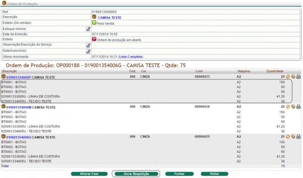 Empenhando matéria prima para uma Ordem de Produção na versão 4.8 do APLWeb