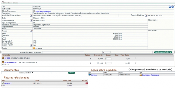 Conferindo recebimento de transferências na versão 5.07 do APLWeb