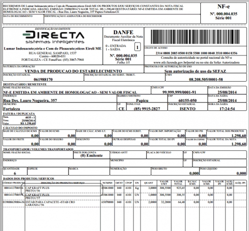 Ocultando detalhes do produto no DANFE na versão 4.48 do APLWeb