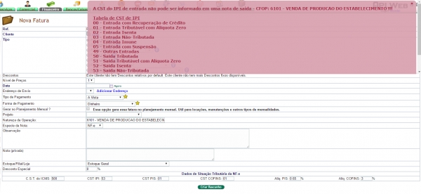 Melhorias nas mensagens de críticas da NF-e na versão 5.81 do APLWeb