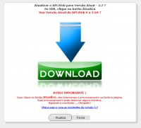 Atualizações da versão do APLWeb, versão 3.7
